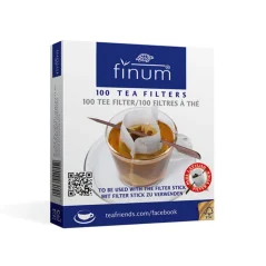 Papierové čajové filtre Finum – 100 ks, praktické vrecká na sypaný čaj vhodné na použitie s drievkom Filter Stick Papierové čajové filtre Finum – 100 ks, praktické vrecká na sypaný čaj vhodné na použitie s drievkom Filter Stick