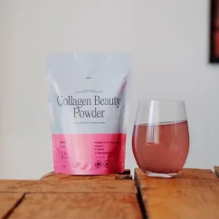UKKO Collagen Beauty Powder malinový kolagénový nápoj pre hydratovanú a pružnú pleť