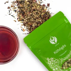 UKKO čajová zmes na kašeľ s bylinami a pripraveným čajom