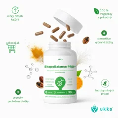 UKKO ShapeBalance PRO+ s konjakom, morskou riasou a vitamínom C